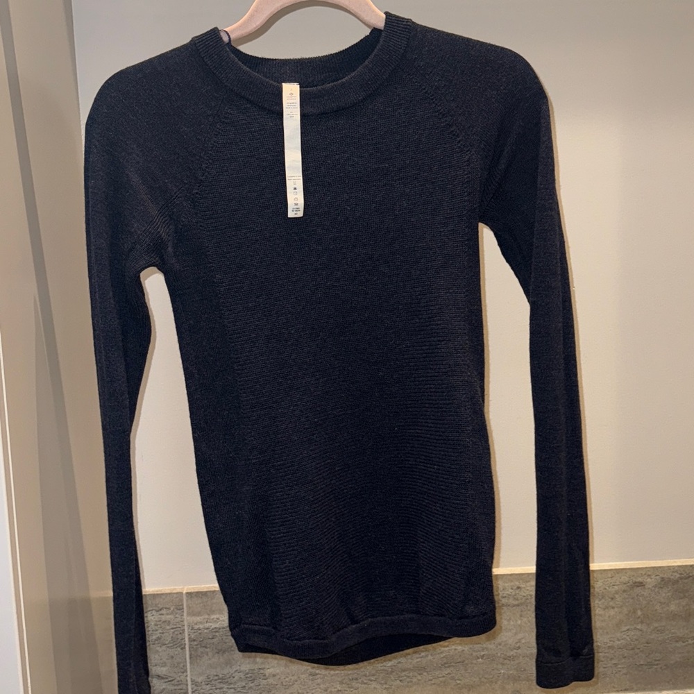 Lululemon Athletica Dark Blue Merino Wool Sweater